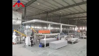 Chloride Free Board Production Line fireproof lightweight Sanding Mgo panel machine