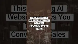 Copy Ai||Amazing Ai Tool To Write Sales Copy in Minutes (It converts!)