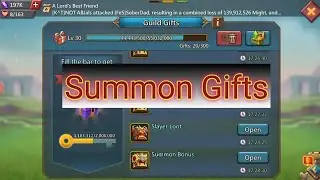 Guild Bash - Opening Summon Boxes | Lords Mobile 🔥