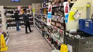 Panic buyers lay siege to supermarkets in London