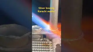 Car ac coil silver brazing like and subscribe #music #hvac #accoils #accoils #welding #condenser