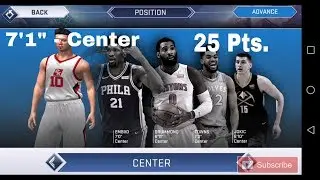 NBA 2K19 ANDROID  - MY CAREER MODE EPISODE 1 - 7'1'' Best Center Player 25 Pts. 4th Quarter comeback