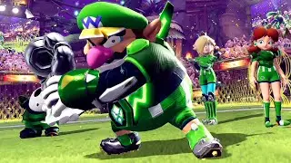 Mario Strikers Battle League - Wario, Shy Guy & Daisy vs. Muscle Cup