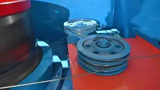 Vídeo de operação da máquina de trefilação de arame