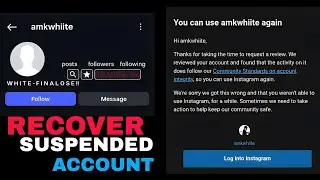 🔓 How to Recover Suspended Instagram Account (100% Working Guide 2025)