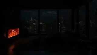 Peaceful Moments in the Storm 🌧️ Rain & Campfire Sounds for Deep Relaxation and Fatigue Relief