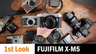 First Look: Fujifilm X-M5 Size Comparison + Vlogging Test