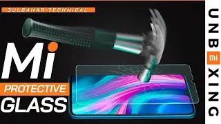 Mi Protective Glass Unboxing for Redmi Note 8 Pro