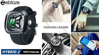 Zeblaze Hybrid 2 Smartwatch | Best Budget Fitness Tracker Watch | Waterproof Smartwatch