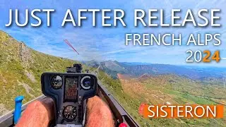 Just After Release in French Alps