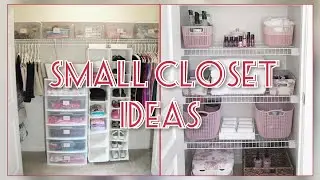 Brilliant Small Closet Organization Bedroom Ideas l Tips for Organizing Small Closets l Bedroom