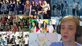 Who Had the BEST 3rd Gen Debut_ BTS, Blackpink, Twice, EXO, Seventeen, Red Velvet, GOT7 _ REACTION