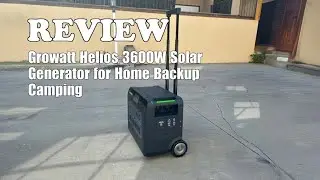 Growatt HELIOS 3600 Review: 3600W Solar Generator for Home Backup and Camping 2025