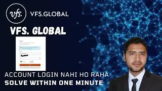VFS GLOBAL ACCOUNT LOGIN PROBLEM #jinahent #vfsappointment #vfsglobal
