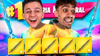 EL RETO DE LA *ESPADA MÍTICA* DE FORTNITE - Ampeter y Agustin51