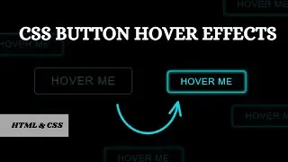 CSS Button Border Animation | HTML CSS Hover Effect