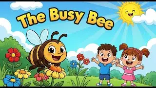 The Busy Bee 🐝🎶 | Fun Learning Song for Kids & Toddlers | Happy Tale & Tune