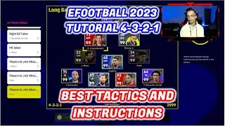 EFOOTBALL 2023 - BEST CUSTOM FORMATION 4-3-2-1 TUTORIAL - BEST TACTICS & INSTRUCTIONS