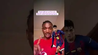Pedri will be out for one Month with Hamstring injury. #pedri #barcelona #fabrizioromano #shorts i