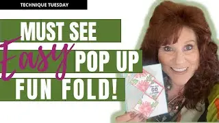 Хотите узнать, как сделать простые складные открытки Easy Pop Up Fun Fold?
