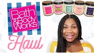 BATH AND BODY WORKS HAUL | SUMMER CANDLES | SINGLE WICK CANDLES | NATURALLY_TANYA89