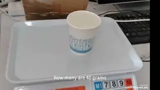 How to measure the specific gravity of objects and products. Simple and practical.