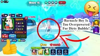 Beating Act 1 Of Conch Street In SpongeBob Tower Defense! (Barnacle Boy Showcase)