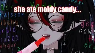 berry ate old fuzzy candy