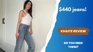 Updated 2023 Khaite jeans review & try on | Do you need these $$$ jeans??!