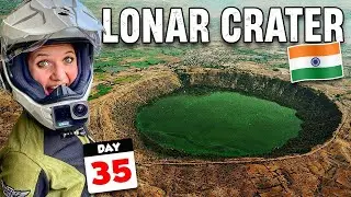 35🇮🇳 Riding to a 50,000 Year Old Meteor Crater in India! 🚀 (Lonar)