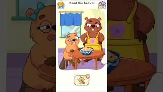 Feed The Beaver 😂😱 Dop 2 ( Delete One Part )  #dop2 #trending #games #shorts #shortsfeed   #funny