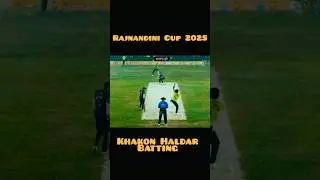 khakon Haldar batting Rajnandini Cup 2025 #rajnandinicup2025 #khakonhaldar #cricketshorts #sports
