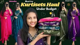 Meesho Beautiful Festival Kurtasets Haul | Must try Kurtisets | Latest Outfits collection #sale