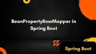 BeanPropertyRowMapper in Spring Boot