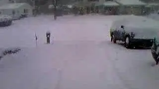 Snowing!