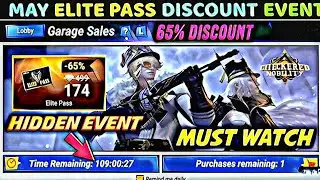 😲May Elite Pass Discount Event | Hide Out Discount Event 🤯 | Free Elite Pass Discount Event