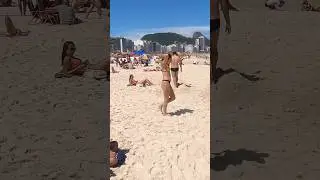 🇧🇷 Copacabana Beach in Rio de Janeiro🌴Brazil