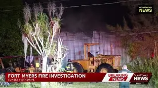 Fire breaks out at Fort Myers plant nursery Monday night