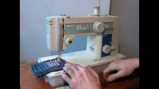 Sewing machine Швейная машина  Veritas Rubina 1091 test джинс