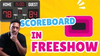Create a ScoreBoard in FreeShow #marchmadness #sports #scores #Freeshow #propresenter