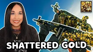 Открываем новый камуфляж SHATTERED GOLD для ручных пулеметов &mdash; BO7