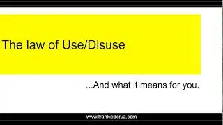the law of use and disuse