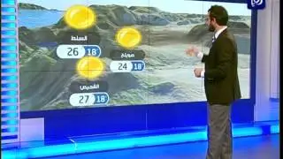 النشرة الجوية الأردنية من رؤيا 2014_5_1 | Jordan Weather Forecast