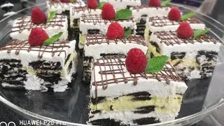 Oreo icebox cake||easy and simple recipe||just simply food