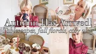 GETTING THE HOUSE COSY | Fall Tablescape | Aleisha Vlogs