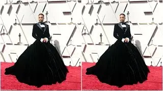 Billy Porter Dazzles in Christian Siriano Velvet Gown