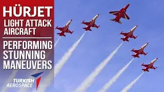Hurjet performs joint flights with Turkish star planes, performing stunning maneuvers