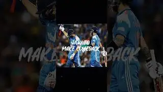 Art of making comeback ✨️          #cricket #India #Indiavsaus
