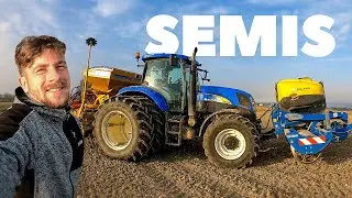 SEMIS d'ORGE et PASSAGE du ROULEAU CAMBRIDGE ! (Jour 2)