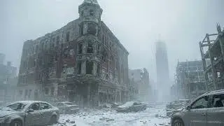 Dark Dystopian Ambient Soundscape for Sleep, Reading & Deep Focus | Abandoned World Atmosphere